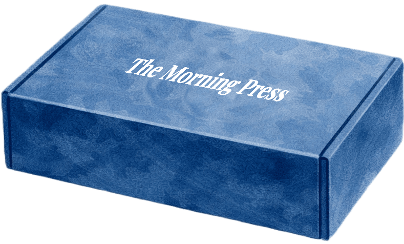 The Morning Press coffee box